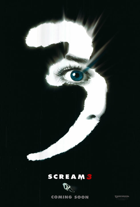 scream 3 1999 advanced one sheet poster rolled